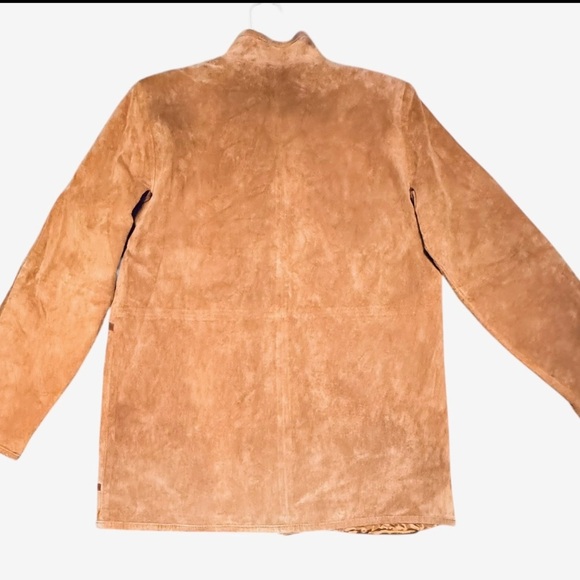 Linea by Louis Dell'Olio Women's Suede and Leather Jacket - Camel Size XS - Picture 3 of 8